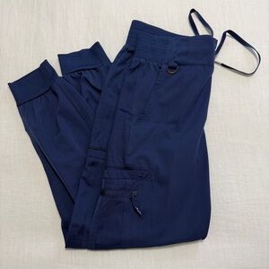 Black and Navy scrub pants